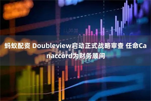 蚂蚁配资 Doubleview启动正式战略审查 任命Canaccord为财务顾问